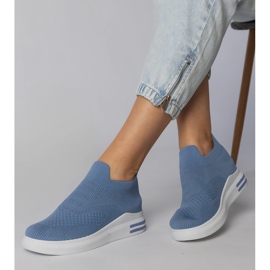 Zapatillas de zapatillas azules 1