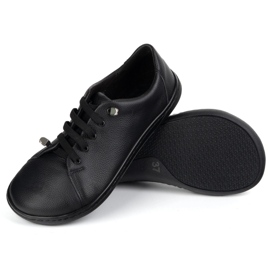 WASAK Zapatos descalzos de mujer cuero minimalista 0771W jeans negros 10