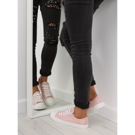 Deportivas rosas de mujer T-1717 Rosa rosado 3