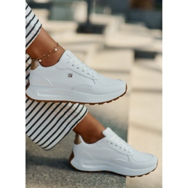 Zapatos deportivos femeninos livianos Big Star RR274629 Hi-Polish White System blanco 8
