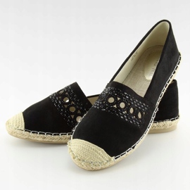 Alpargatas de mujer negras SK135 Black negro 2