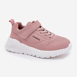 Zapatos deportivos para niños ligeros en la plataforma rosa rosado 5