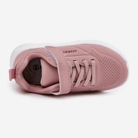 Zapatos deportivos para niños ligeros en la plataforma rosa rosado 2
