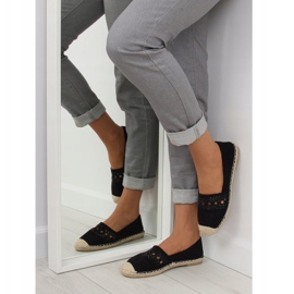 Alpargatas de mujer negras SK135 Black negro 5
