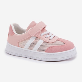 Zapatillas para niños velcro rosa rosado 6