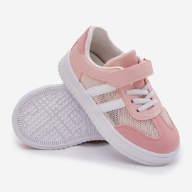 Zapatillas para niños velcro rosa rosado 4