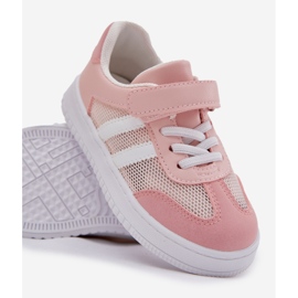 Zapatillas para niños velcro rosa rosado 5