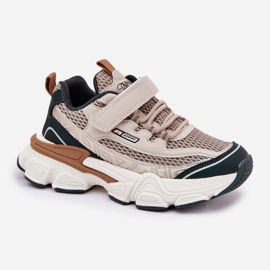 Zapatillas deportivas deportivas de zapatillas para beige velcro 8