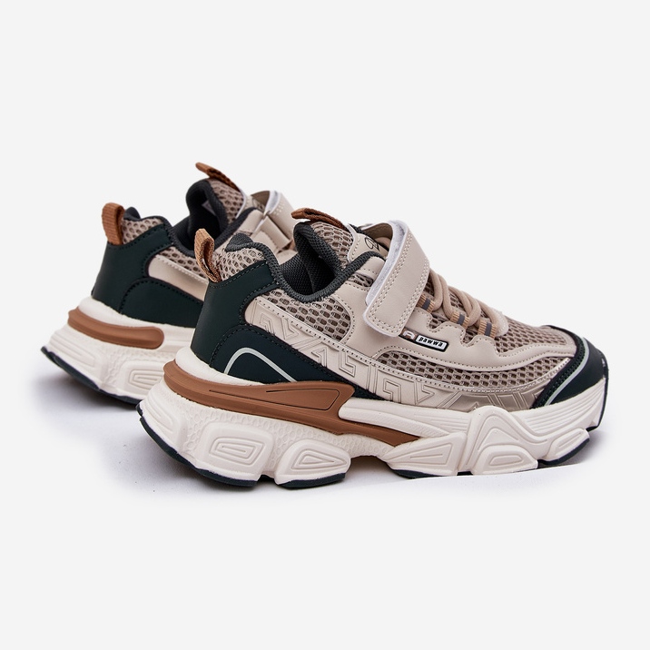 Zapatillas deportivas deportivas de zapatillas para beige velcro 2