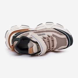 Zapatillas deportivas deportivas de zapatillas para beige velcro 4