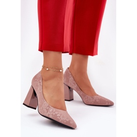 Vinceza Bombas elegantes en el Vincez 62223 Pink Post rosado 3