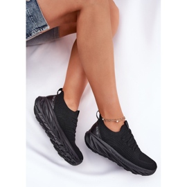Zapatos deportivos femeninos livianos livianos Big Star RR274A132 Sistema de alta polisos Sistema negro 7