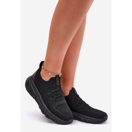 Zapatos deportivos femeninos livianos livianos Big Star RR274A132 Sistema de alta polisos Sistema negro 1