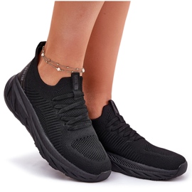 Zapatos deportivos femeninos livianos livianos Big Star RR274A132 Sistema de alta polisos Sistema negro 8
