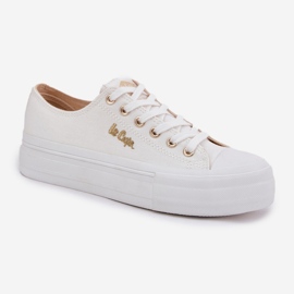 Zapatillas para mujeres en la plataforma Lee Cooper LCW-25-02-3289 White blanco 5