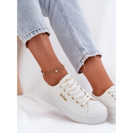 Zapatillas para mujeres en la plataforma Lee Cooper LCW-25-02-3289 White blanco 4