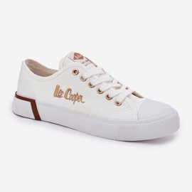 Zapatillas de deporte de material para mujeres Lee Cooper LCW-25-31-3428L White blanco 11