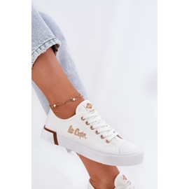 Zapatillas de deporte de material para mujeres Lee Cooper LCW-25-31-3428L White blanco 8