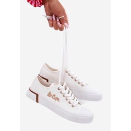 Zapatillas de deporte de material para mujeres Lee Cooper LCW-25-31-3428L White blanco 10
