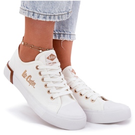 Zapatillas de deporte de material para mujeres Lee Cooper LCW-25-31-3428L White blanco 12