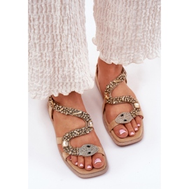 Sandalias de mujeres con decoración Eco Sonflower Artiker 56C1361 beige 5