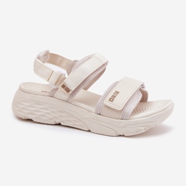 Sandalias deportivas femeninas en la plataforma beige Big Star RR274A076 8