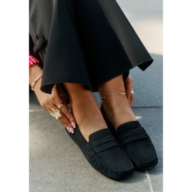 Mocasines de gamuza femenina Big Star RR274948 Negro 4