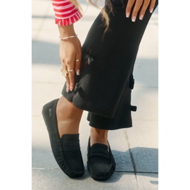 Mocasines de gamuza femenina Big Star RR274948 Negro 13