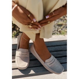 Mocasines de gamuza femenina Big Star RR274947 beige 3