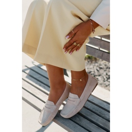 Mocasines de gamuza femenina Big Star RR274947 beige 5