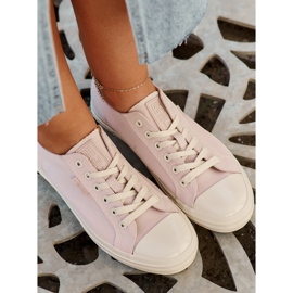 Big Star Women RR274732 Sneakers de color rosa claro rosado 4