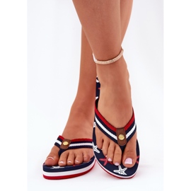 Flip Flip -Flops on Webedges Big Star RR274A127 Navy Blue azul 3