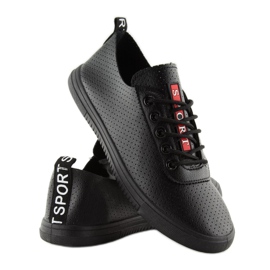 Sneakers suaves de mujer negras NB190P Black negro 4
