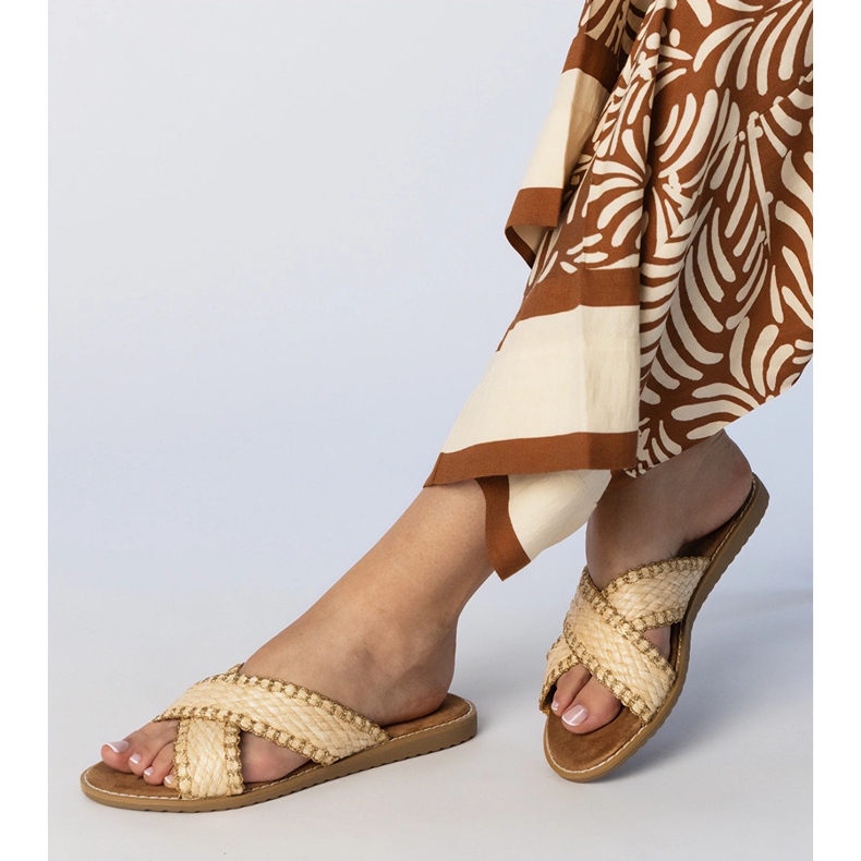 Zapatillas para mujeres beige para mujeres 2