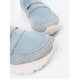 Seastar Zapatos azules en una suela gruesa 2