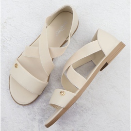 Evento Sandalias de mujeres con beige Evalo 3884 3