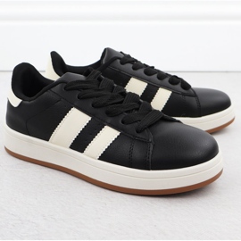 News Zapatos deportivos femeninos negros negros 8233 2