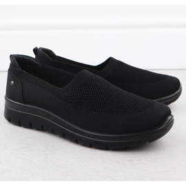 Zapatos deportivos femeninos negros Vinceza 87719 2