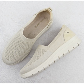 Vinceza Zapatos deportivos femeninos beige vincza 87719 3