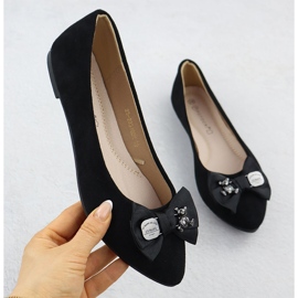 Ballerinas femeninas con un arco negro Potocki BB23310 1 Ballerinas femeninas con un arco negro Potocki BB23310 1