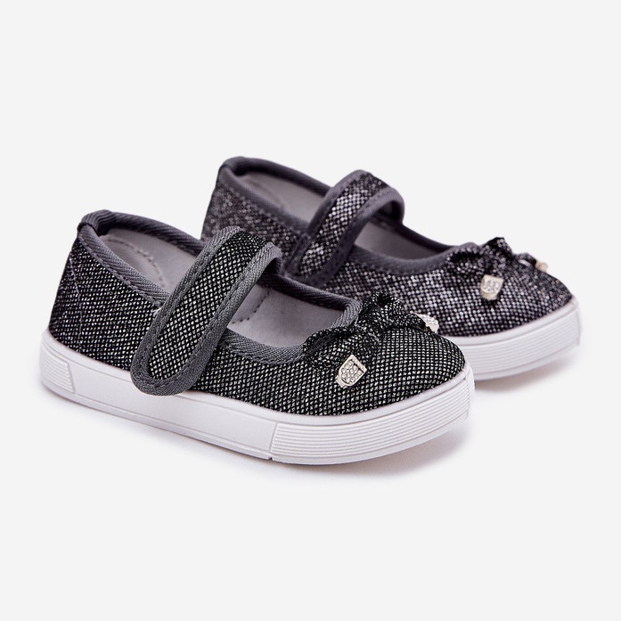 Bailarinas infantiles con arco negro 1 Bailarinas infantiles con arco negro 1