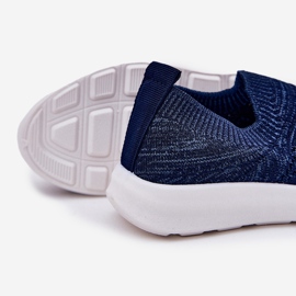 Zapatos deportivos azul marino insertados para niños 2 Zapatos deportivos azul marino insertados para niños 2