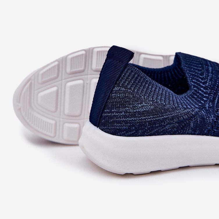 Zapatos deportivos azul marino insertados para niños 2