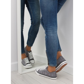 Deportivas mujer encaje gris NB89P gris 1 Deportivas mujer encaje gris NB89P gris 1