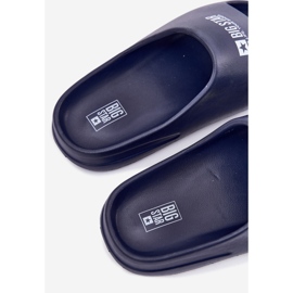 Big Star Zapatillas de espuma masculina con la gran estrella RR174A014 logotipo azul marino 6