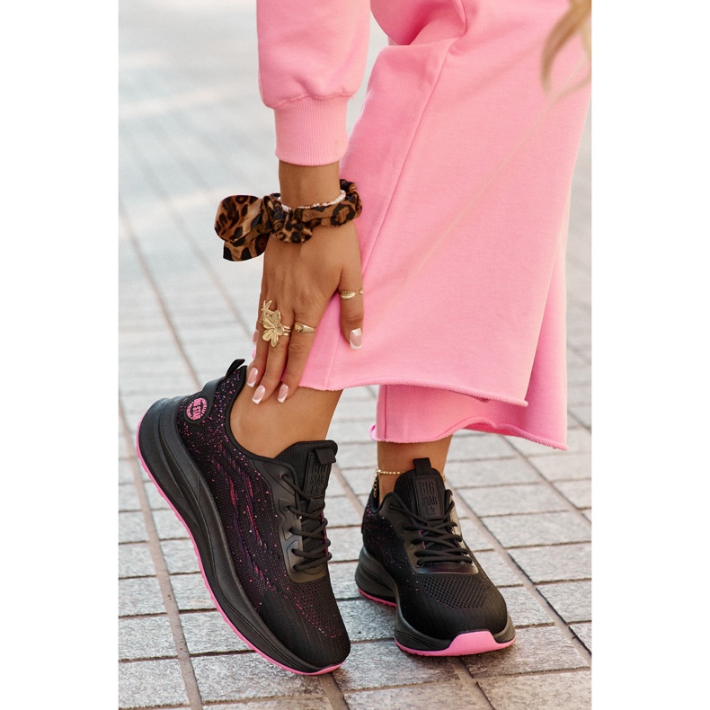 Sports Sneakers en el Big Star RR274523 Hi-Polish Platform Black System negro 2