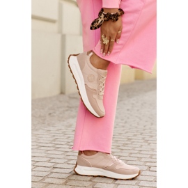 Zapatillas de deporte femeninas en la plataforma Big Star RR2744489 Hi-Polish Pink System rosa 2