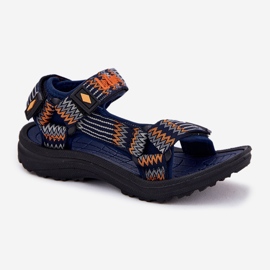 Sandalias para niños Lee Cooper LCW-25-34-3571K azul marino 6