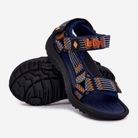 Sandalias para niños Lee Cooper LCW-25-34-3571K azul marino 3