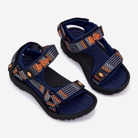 Sandalias para niños Lee Cooper LCW-25-34-3571K azul marino 5